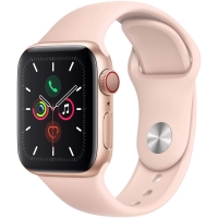 ساعت هوشمند اپل واچ سری 5 سلولار مدل 40mm Aluminum Case With Pink Sport Band